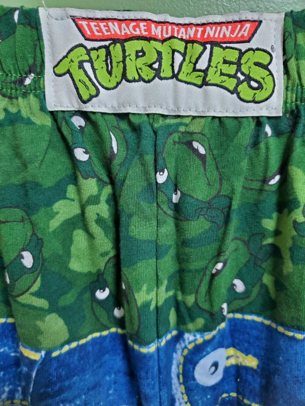 Men's Teenage Mutant Ninja Turtles Green Graphic Lounge Pants NWT
